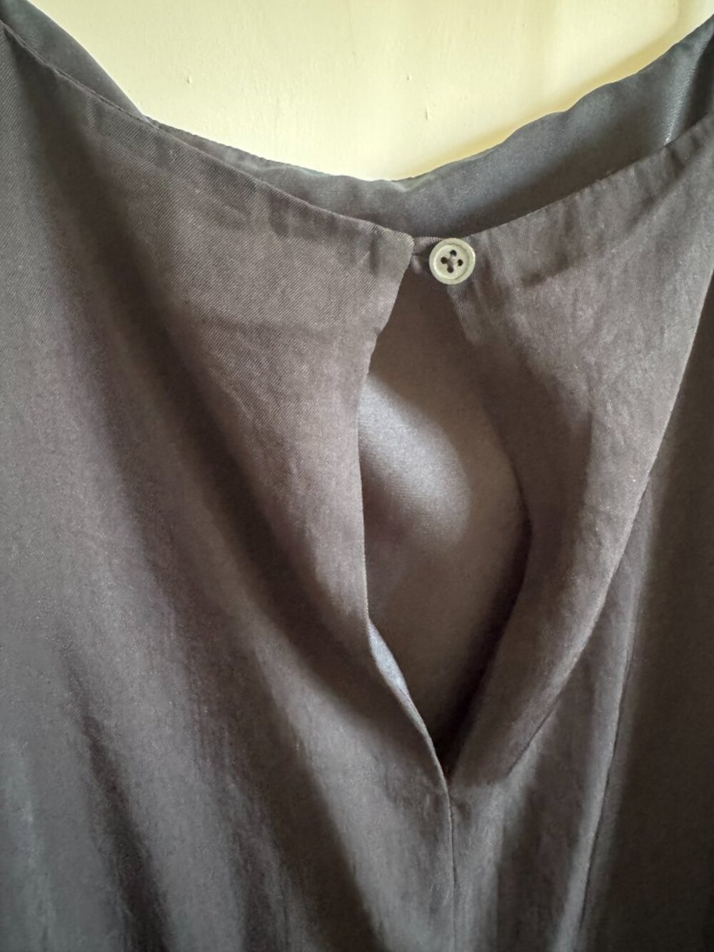 LIKE NEW Everlane The Japanese GOWEAVE Slip Dress Black Sleeveless Square Neck - Picture 5 of 8